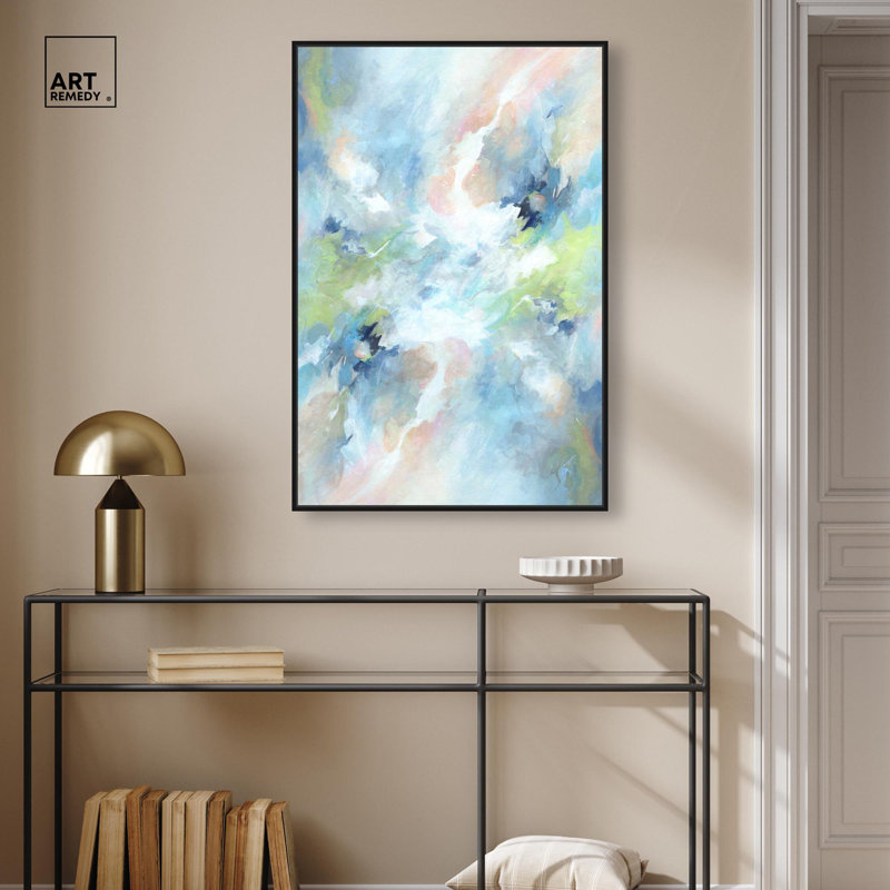 «Freedom intérieur», reproduction d'art sur toile par Pat Rem Art, H 46 po x l 31 po, Structure noire