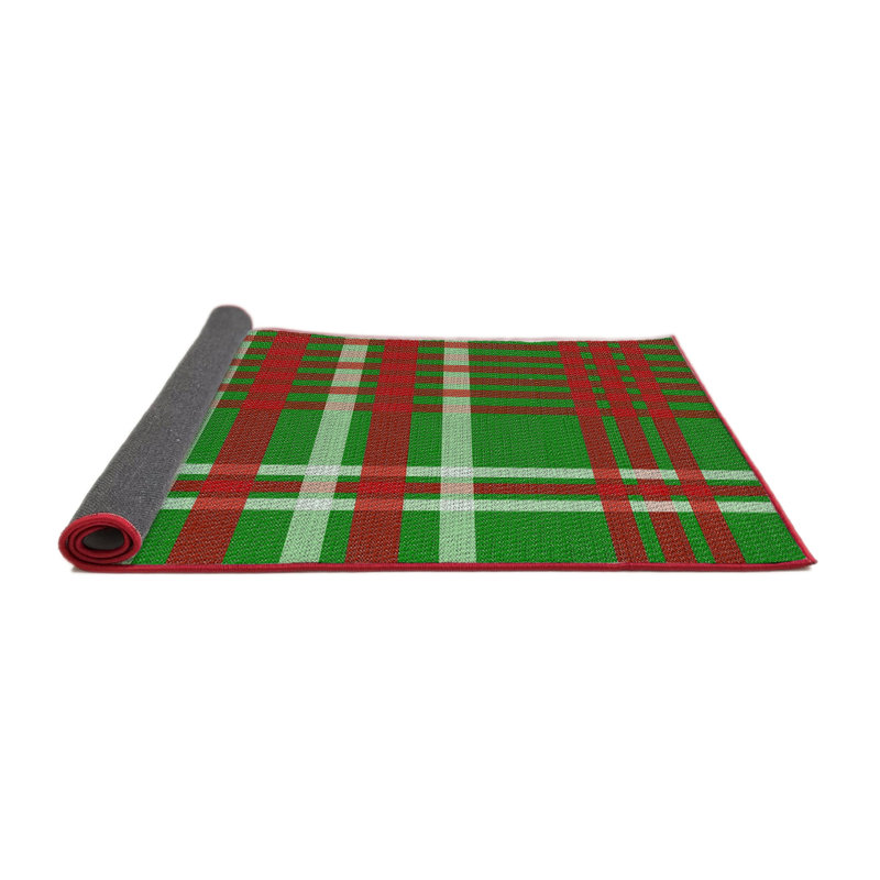 Privette Plaid Indoor Rug, Round 4'