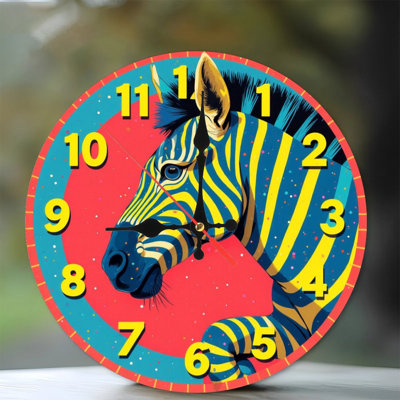 horloge zébrée