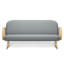 Housse pour canapé-lit réversible en tissu de polyester réversible avec fermeture à glissière 3 côtés-96484500-87758522