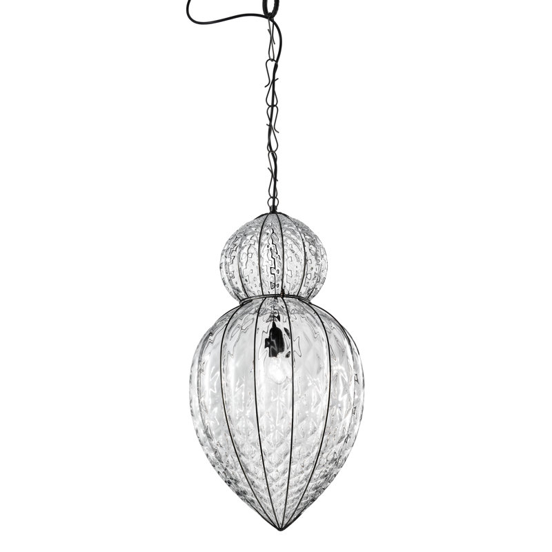 1 - Light Black Unique/Statement Pendant