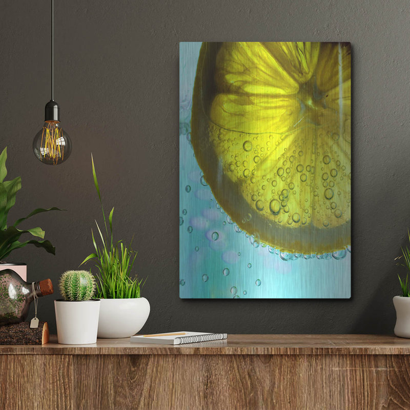 «Lemon Wheel» par Dana Brett Munach, H 16 po x l 12 po
