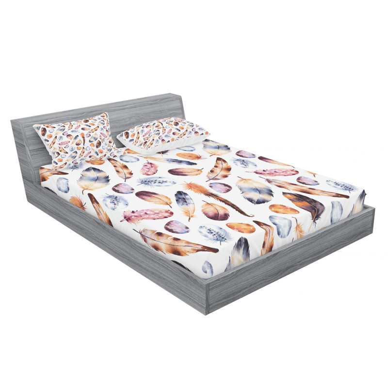 Microfiber Sheet Set, Full Sheet Set with Fitted Sheet