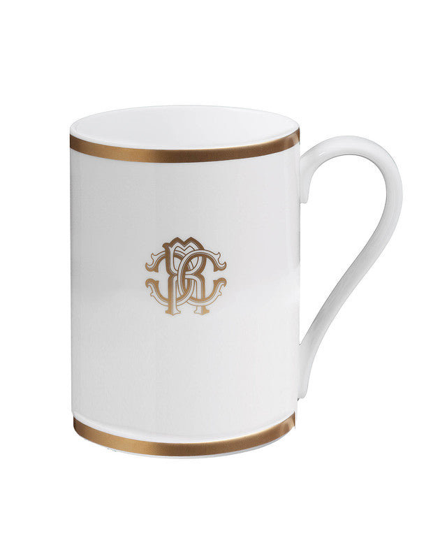 Mug Cup SILK in Luxury Box Gold diam. 3.9in, H 3in, cap. 12.5 oz