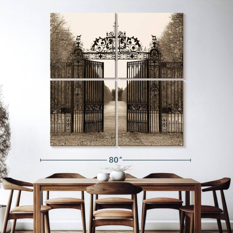 Lilie Hampton Gate, 74" H x 74" W
