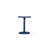 Madeline Threaded Drink Table Navy Blue-64295794