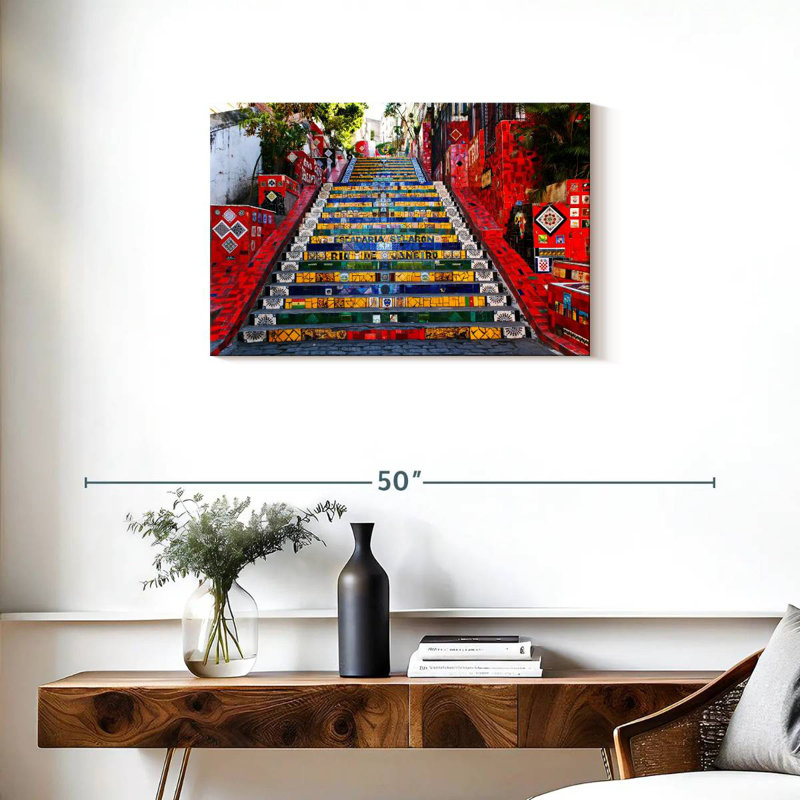 Ravi Escadaria Selaron, 20" H x 30" W