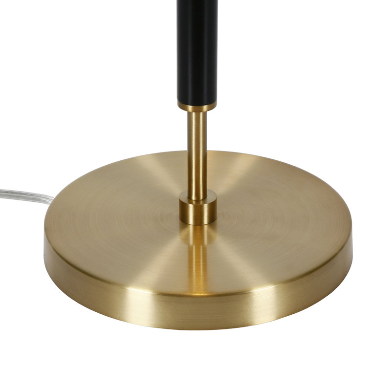 Simone Table Lamp, Black/Brass