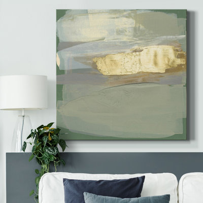 " Sage & Gold Swipe II " Color Photography Print
