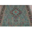 Tapis bleu rétro 6x9
