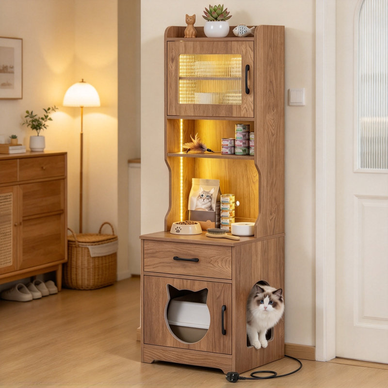 50 cm W Shelving Unit, Natural