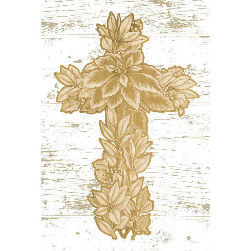 Holiday Cross II by Beth Grove - Wrapped Canvas Art Prints, 122cm H x 81cm W x 3.8cm D
