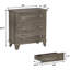 Commode à tiroirs pour chambre à coucher, commode large avec poignée rétro, commode en bois moderne pour meuble de salon-533618914