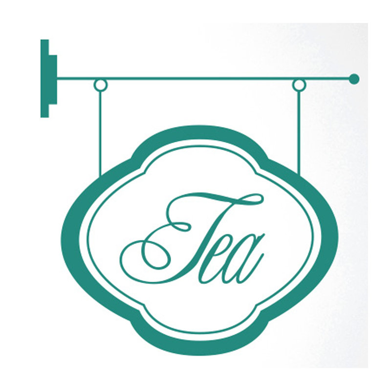 Wall Decal, Aqua Green