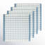 Windowpane Napkins - Blue/Natural - 20" x 20"