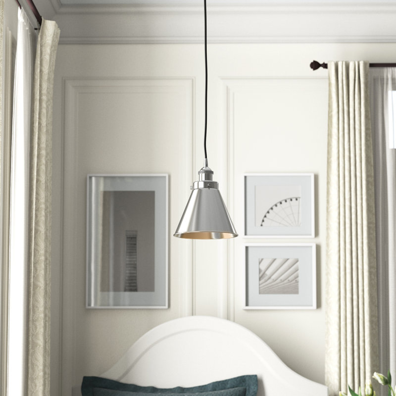 Donovan 1 - Light Single Pendant, Polished Chrome, Polished Chrome, Incandescent
