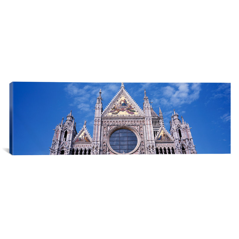 « catedrale di santa maria, sienna, italie »-impression sur toile tendue, H 24 po x l 72 po x P 1,5 po, Toile tendue