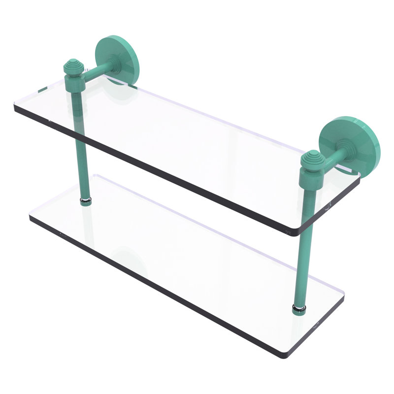 Tablette flottante 2 pièces Southbeach, Vert écume de mer, H 8 po x l 22 po x P 5 po
