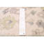 Tapis ivoire / bleu en laine noué à la main de style oriental rectangulaire Alerah 5 pi 5 po x 8 pi 5 po