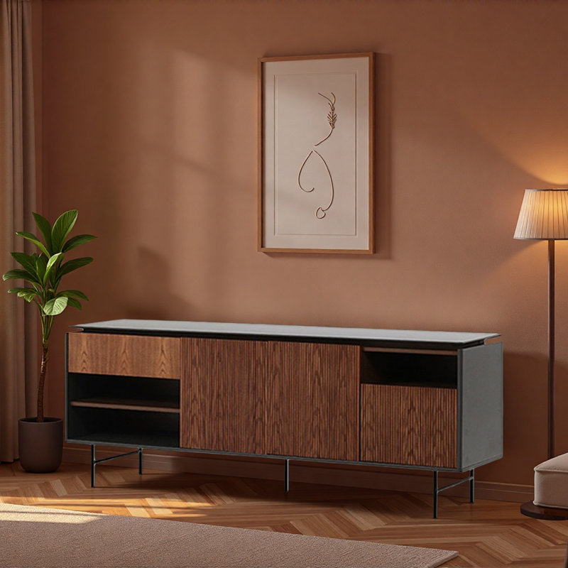 Buffet haut de gamme italien, H 33,46 po x l 70,87 po x P 17,72 po