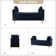 Louvenia 56''W Velvet Upholstered Flip Top Bench with Subdivided Storage and Toss Pillows