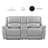 Alexandria Leather Power Reclining Loveseat-114628798