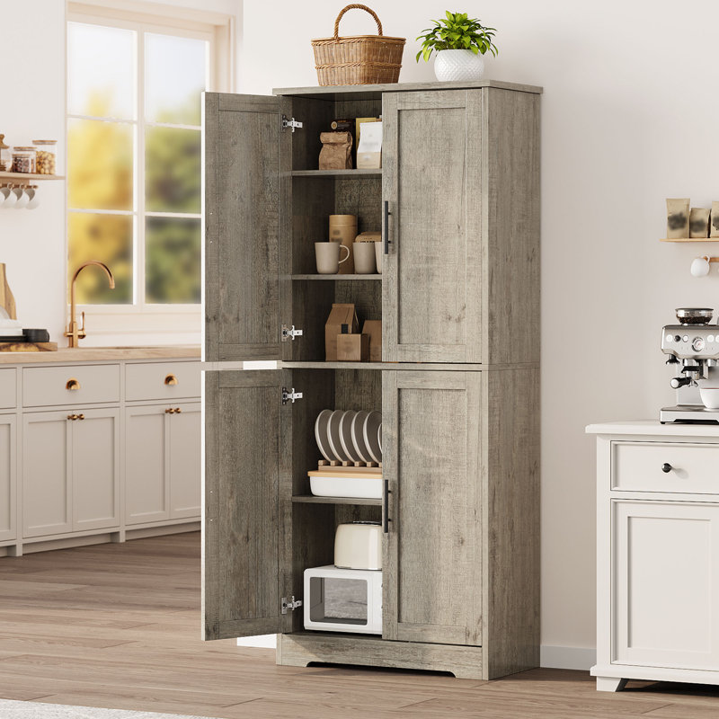 177.8cm Kitchen Pantry, Grey