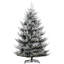 Arbre de Noël artificiel 9 pi 9 pi, arbre de Noël à charnière floqué avec pointes 1939, base en acier
