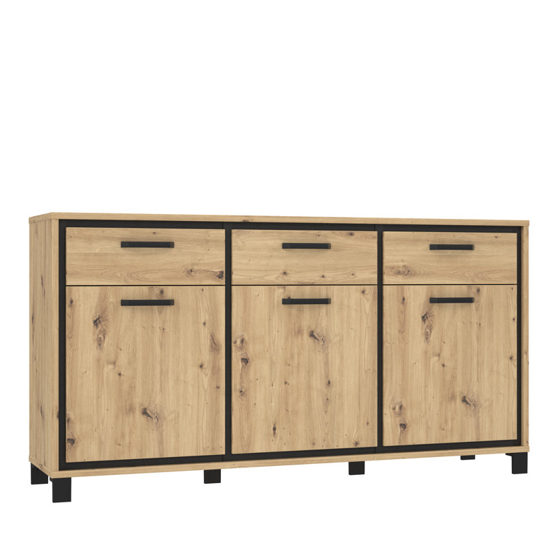 Charleen 178.4cm W 3 - Drawer Chest of Drawers