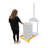 Steel Open Kitchen Trash Can - 95.86 Gallons