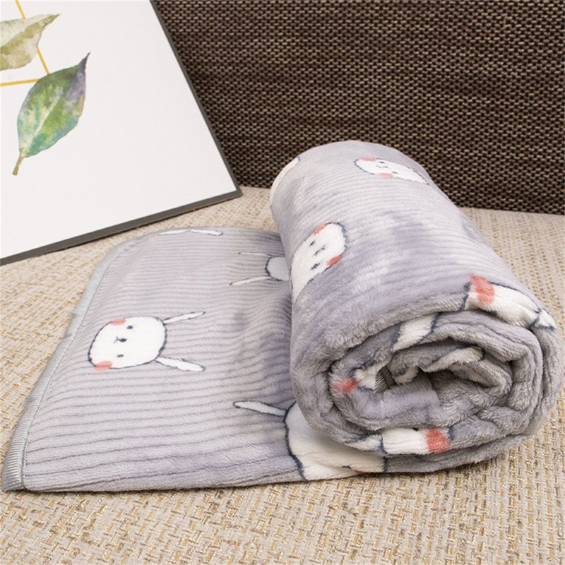 Petite courtepointe pour animal de compagnie, aussi douce que des nuages, L 19,68 po x L 27,55 po