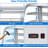 4.2 Cu Ft Commercial Display Refrigerator, Glass Door Cooler with LED Shelves-126113278