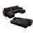 Modern Oversized Corduroy Sectionals Sleeper Sofa With Storage