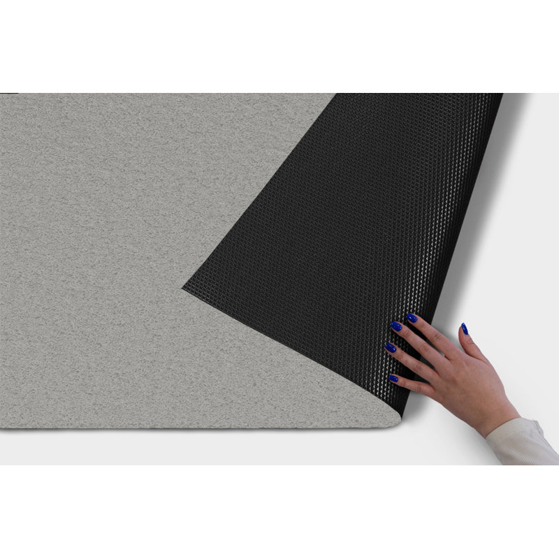 Non-Slip Outdoor Doormat, Grey