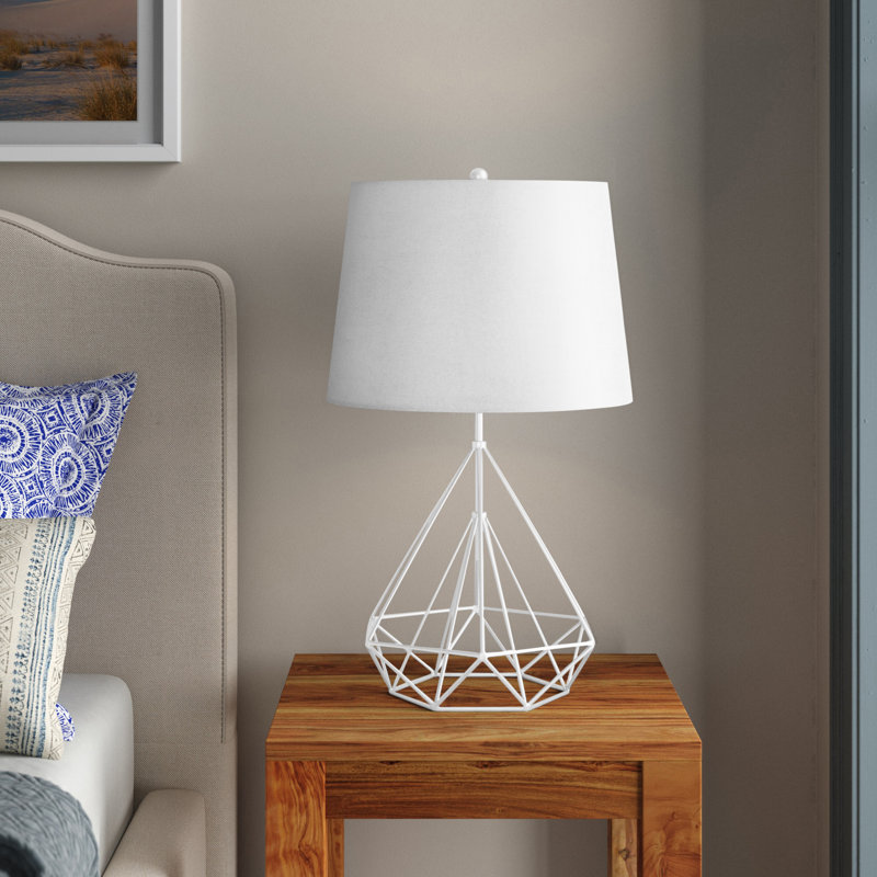 Damaire Metal Table Lamp, Black