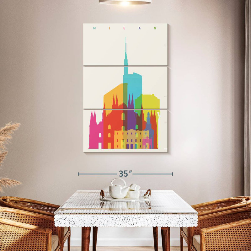 Masam Vibrant Milan, H 50 po x l 32 po