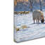 Art mural sur toile tendue - "Winter Sheep" par Macneil Studio pour le salon, la chambre à coucher ou le bureau - 18 x 18-21648371