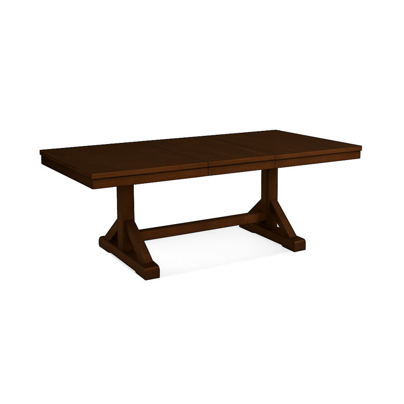 Hues Solid Wood Dining Table, Coffee