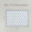 over&back Hand-Blocked Placemats, Set of 4-107105667