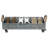 Galvanized Rolling Under Bed Basket Cart Storage