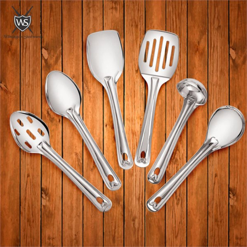 Elegant Stainless Steel 6-Piece Cooking Utensil Set