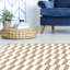 Isbell Geometric Vinyl Indoor / Outdoor Area Rug-24399358