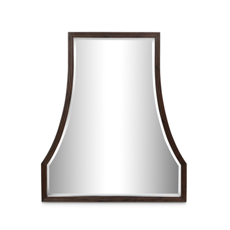 Great House Hourglass Hall Mirror, Champagne Silver