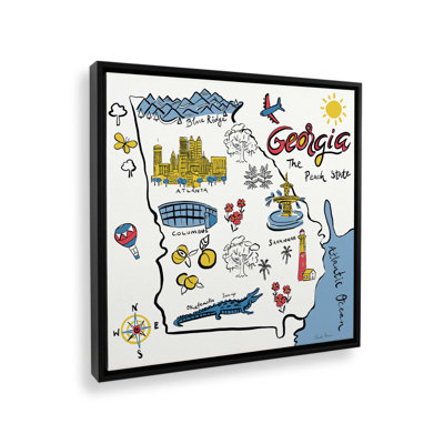 «Georgia» par Farida Zaman, reproduction d'art sur toile