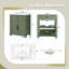 Meuble-lavabo autoportant de style milieu du siècle de 71 cm (28 po) avec lavabo en céramique et rangement-1750810833