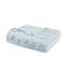 Bleu, 3 pièces, double / grand, housse de couette, pince, revers en microfibre, - étiqueté, fermeture à boutons, attaches intérieures, détails d'insertion, tissu étiqueté