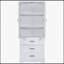 Grande armoire de salle de bain polyvalente avec tablette réglable et plusieurs options de rangement