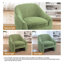 Fauteuil demi-tonneau rembourré Esly-1133026378