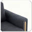 Fauteuil rembourré en tissu Harmonia Home Stylish Seating-1386044683