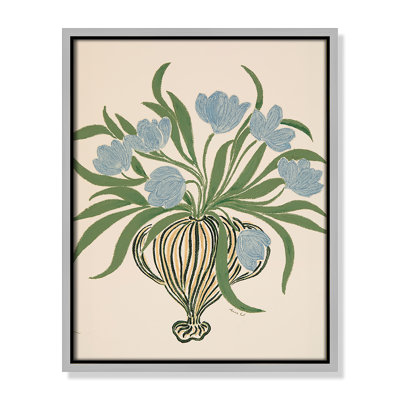 Colette "La Poire Blue Tulips" Print